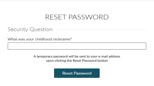 prompt you will receive to answer a security question